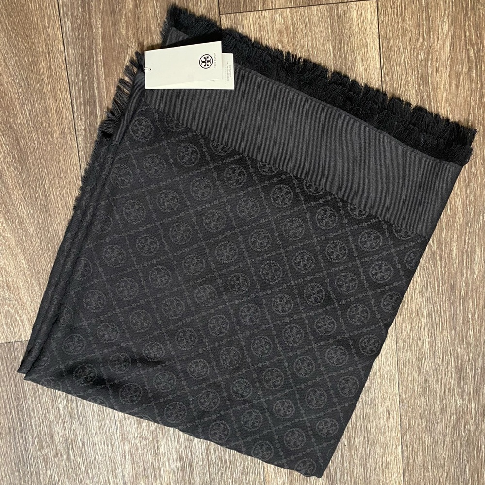 Black Tory Burch Scarf